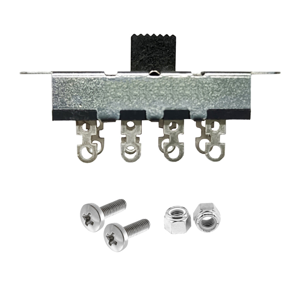 696364 - Switch Kit - 3 Position Slide Switch with Contact Bridge (8 terminal) - replaces Schumacher 0499000031