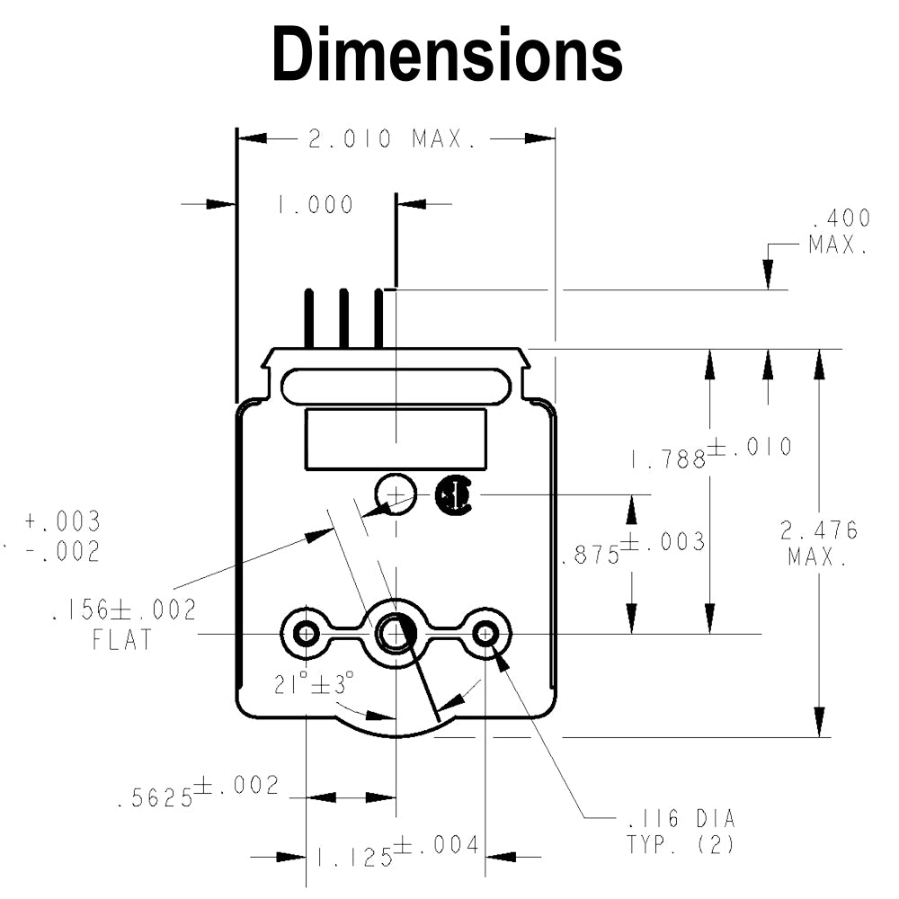 697203 - Timer Kit - Electromechanical 120 Min w/Hold, with Knob and Hardware - Threaded Bushing Mount