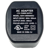 D1732-01 - UPG Charger 6V, 500mA Unregulated, Single Stage