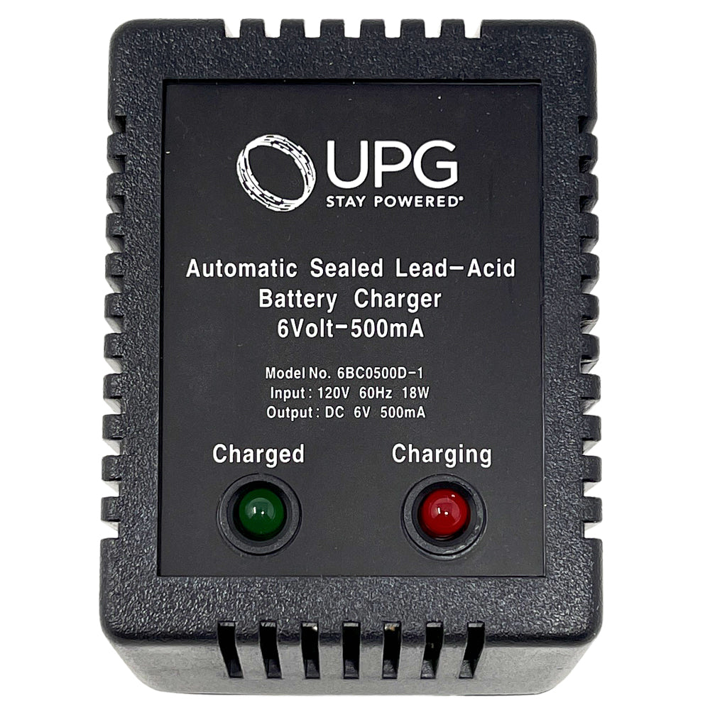 D1741 - UPG Charger 6V, 500mA Automatic, Dual Stage