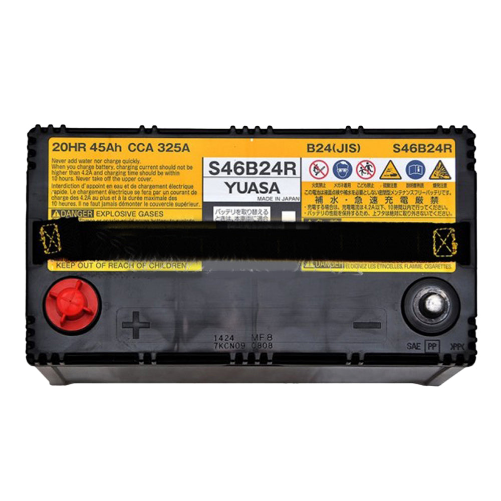 Yuasa S46B24R AGM/VRLA 12V Auxiliary Battery - Prius