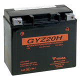 Yuasa GYZ20H High Performance 12V AGM MC Battery, Factory Activated, 20 AH, 320 CCA  M72RGH