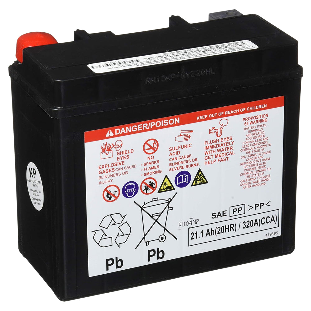 Yuasa GYZ20HL High Performance 12V AGM MC Battery, Factory Activated, 20 AH, 320 CCA  M720GH