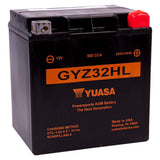 Yuasa GYZ32HL High Performance 12V AGM MC Battery, Factory Activated, 32 AH, 500 CCA  M732GHL