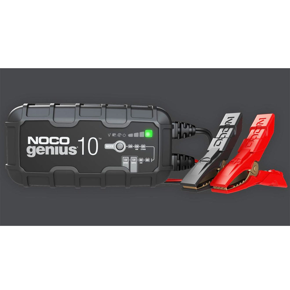 NOCO GENIUS10 10-Amp Battery Charger, Battery Maintainer, And Battery ...